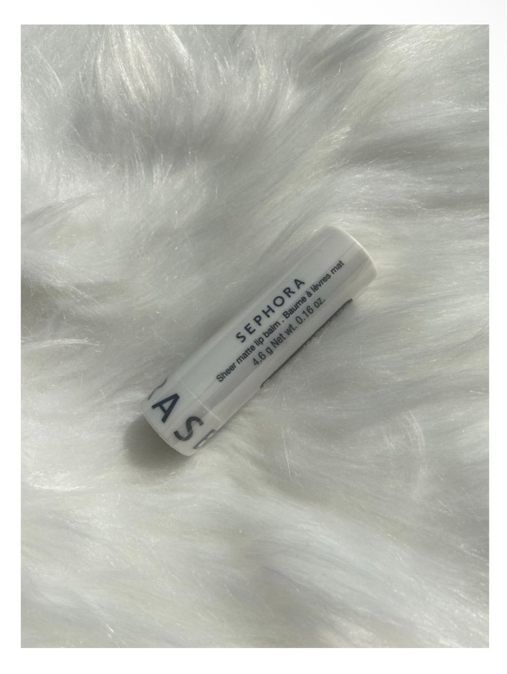 Sephora Sheer Matte Lip Balm 00 Clear NEW